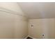 Storage room with wood floors and wire rack installed at 330 Kentwood Springs Dr, Hampton, GA 30228
