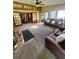 Spacious living room with fireplace and open floor plan at 4506 Town Crier Sw Rd, Lilburn, GA 30047
