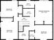 Second floor floor plan featuring four bedrooms including the primary bedroom at 5290 River Mill Cir, Marietta, GA 30068