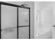 Bathroom showcasing a walk-in shower and a soaking tub at 1585 Lake Dow Rd, Mcdonough, GA 30252