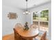 Cozy breakfast nook with round table and chairs near a bright, large window at 1585 Lake Dow Rd, Mcdonough, GA 30252
