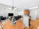 Open-concept living space with a view of the Gathering room, kitchen, and breakfast nook at 1585 Lake Dow Rd, Mcdonough, GA 30252