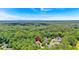 Beautiful aerial view of the home's location, nestled among mature trees and in a quiet neighborhood at 1311 Cobblemill Nw Way, Kennesaw, GA 30152