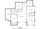 Basement floor plan with a large recreation room, storage, hall, utility, and primary bedroom at 1311 Cobblemill Nw Way, Kennesaw, GA 30152