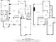 Detailed layout of first and second floors displaying rooms, dimensions, and garage at 1311 Cobblemill Nw Way, Kennesaw, GA 30152