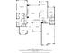 Detailed floor plan showcasing the layout of the home's main level with measurements at 1311 Cobblemill Nw Way, Kennesaw, GA 30152