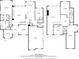 First floor plan featuring a spacious living room, kitchen, primary bedroom, and garage at 1311 Cobblemill Nw Way, Kennesaw, GA 30152