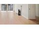 Bright living room with hardwood floors and fireplace at 2921 Lenox Rd # 308, Atlanta, GA 30324