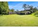 Expansive backyard featuring lush lawn and a home with a beautiful pool, perfect for outdoor enjoyment at 4020 N Cooper Lake Se Rd, Smyrna, GA 30082