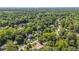 An aerial view of a neighborhood surrounded by lush greenery, showing rooftops amidst the trees at 437 Eastland Dr, Decatur, GA 30030