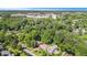 An aerial view of a home nestled in a lush neighborhood, with mature trees and vibrant green canopy at 437 Eastland Dr, Decatur, GA 30030