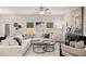 Inviting living room featuring a comfortable sectional sofa, modern decor, and plenty of natural light at 1019 Merritt Dr # 102, Villa Rica, GA 30180