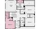 Floor plan of the primary suite, bedrooms, bathrooms, and laundry on the second floor at 141 Bennett Farm Dr, Loganville, GA 30052