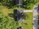 Top-down aerial view of the property showcasing the house and expansive green lawn at 4002 Lindsey Dr, Decatur, GA 30035