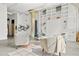 Bright living area features concrete floors, a custom wall unit, and stylish decor, with plenty of natural light at 434 Marietta St Nw # 401, Atlanta, GA 30313