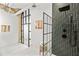 Modern shower with glass enclosure and stylish tile work at 434 Marietta St Nw # 401, Atlanta, GA 30313