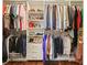 Walk-in closet with custom shelving offers ample storage for clothing and accessories at 1328 Amberwood Dr, Woodstock, GA 30189