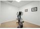 Bright exercise room featuring an exercise bike and white walls at 1328 Amberwood Dr, Woodstock, GA 30189