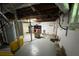 Spacious unfinished basement with water heater and exposed pipes at 224 Sourwood Dr, Marietta, GA 30062