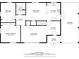This floor plan showcases a spacious layout, including kitchen, dining area, bedrooms, living room, foyer and porch at 224 Sourwood Dr, Marietta, GA 30062