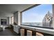 Spacious balcony offering great city views, a seating area, and decorative art and decor at 75 14Th St Ne # 4140, Atlanta, GA 30309