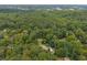 Aerial view showcasing the property's spacious, tree-filled surroundings at 5401 Rosser Rd, Tucker, GA 30087