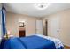 This bedroom has hardwood floors, two closets and an attached bathroom at 5401 Rosser Rd, Tucker, GA 30087