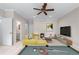 Finished basement with a pool table, comfortable seating, and a TV, ideal for entertaining at 611 Parkside Village Nw Way, Marietta, GA 30060