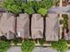 Aerial view of residential rooftops, green trees and well-maintained landscaping, creating a serene neighborhood at 1220 State Nw St, Atlanta, GA 30318