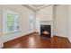 Living room boasting hardwood floors and a fireplace at 1220 State Nw St, Atlanta, GA 30318