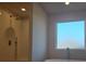 Modern bathroom with large walk-in shower and soaking tub beneath window at 246 Crabapple Rd, Mcdonough, GA 30253