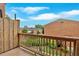 Private balcony overlooking a green lawn and trees at 6520 Roswell Rd # 48, Atlanta, GA 30328