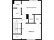 Second floor plan showing main bedroom, bedroom and two walk in closets with two full bath layouts at 6520 Roswell Rd # 48, Atlanta, GA 30328