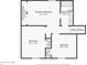 Second floor plan with primary bedroom, bathroom, and additional bedrooms at 1915 North Rd, Snellville, GA 30078