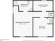 Basement floor plan featuring a finished basement, bedroom, bathroom, and laundry room at 1915 North Rd, Snellville, GA 30078