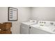 Bright laundry room featuring modern appliances, custom decor, and neutral walls at 3038 Manor Hill Pl, Union City, GA 30291