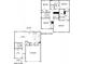 Detailed floor plan showcasing the layout of the home's levels, including room dimensions at 3042 Manor Hill Pl, Union City, GA 30291
