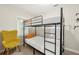 Comfortable bedroom features a cozy bunk bed and inviting decor, creating a relaxing personal space at 2794 7Th Sw St, Atlanta, GA 30315