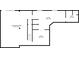 Basement floorplan showing recreation room, room, and bathroom dimensions, for remodeling or planning at 1661 Duxbury Nw Ln, Kennesaw, GA 30152