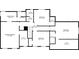 Upstairs floorplan featuring bedrooms, walk-in closets, and bathroom dimensions for layout planning at 1661 Duxbury Nw Ln, Kennesaw, GA 30152