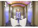 Cozy wine cellar featuring seating, a wine refrigerator, and wood accents at 4560 Harris Trl, Atlanta, GA 30327