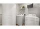 This perfectly sized laundry room has a side-by-side washer and dryer at 4954 Jatoba Rd # 72, Acworth, GA 30101