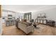 Spacious living room and connected kitchen featuring contemporary furnishings and ample natural light at 4954 Jatoba Rd # 72, Acworth, GA 30101