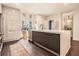 Open-concept kitchen with stainless steel appliances and hardwood floors at 710 Oakview Rd, Decatur, GA 30030