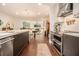 Modern kitchen with stainless steel appliances, and hardwood floors at 710 Oakview Rd, Decatur, GA 30030