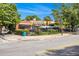 A view of the restaurant from the road featuring outdoor seating and landscaping at 710 Oakview Rd, Decatur, GA 30030