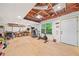 Unfinished basement area, with utilities, work bench and exercise equipment at 2346 Unicoi Ct, Duluth, GA 30097