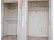 Closet space featuring shelving, carpet, and bifold doors at 6026 Belle Meade Ct, Villa Rica, GA 30180