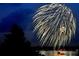 Colorful fireworks display over a calm lake at night at 6026 Belle Meade Ct, Villa Rica, GA 30180