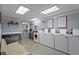Well-equipped laundry room with multiple machines and folding area at 1421 Peachtree Ne St # 212, Atlanta, GA 30309